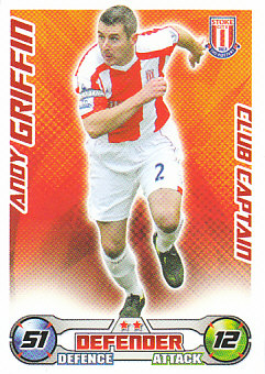 Andy Griffin Stoke City 2008/09 Topps Match Attax Club Captain #EX106
